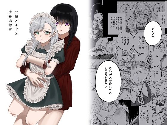 欠損メイドと欠損お嬢様 表紙