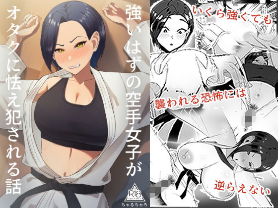強いはずの空手女子がオタクに怯え犯●れる話 表紙