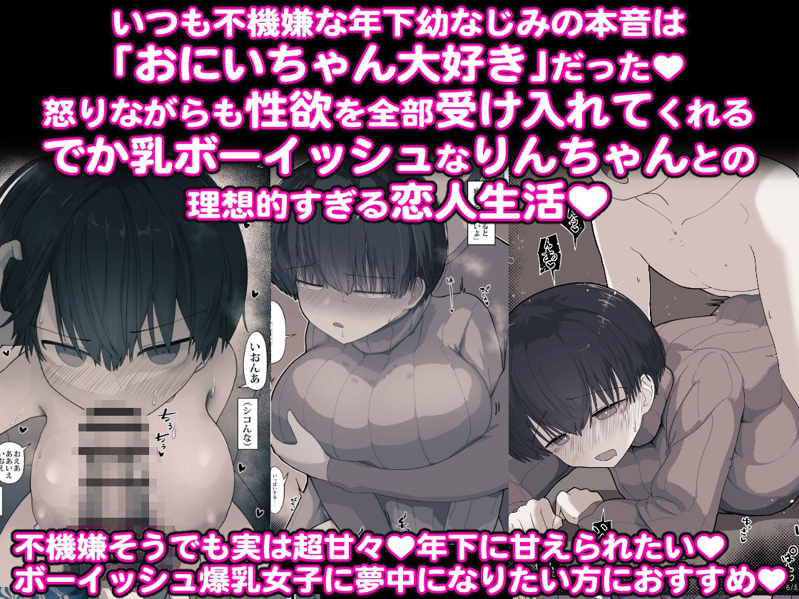 おとなりのでか乳ボーイッシュ年下幼なじみに怒られたいし愛されたい！ りんちゃん1 えいいちのまとめ2 サンプル