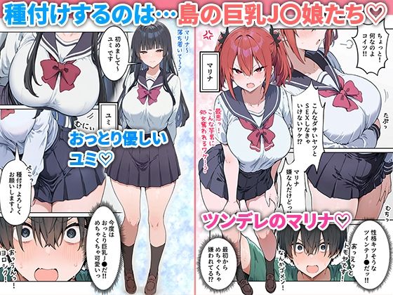 島えっち 巨乳だらけの秘島に種付け竿役としてアテンドされた話 サンプル