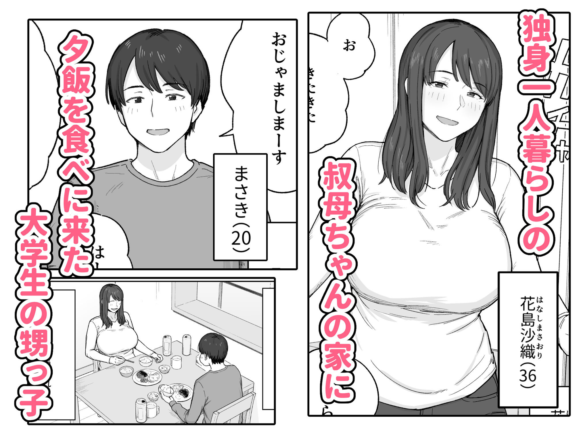 夕飯のあとは叔母ちゃんと… サンプル