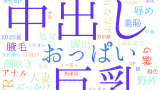 2025年9月26日　配信開始日作品のタグワードクラウド[FANZA]