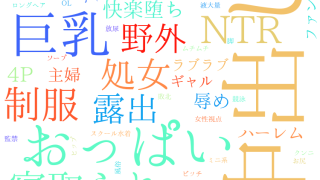 2025年10月25日　配信開始日作品のタグワードクラウド[FANZA]