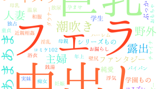 2025年10月27日　配信開始日作品のタグワードクラウド[FANZA]