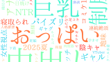 2025年11月13日　配信開始日作品のタグワードクラウド[FANZA]