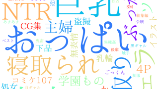 2025年12月2日　配信開始日作品のタグワードクラウド[FANZA]